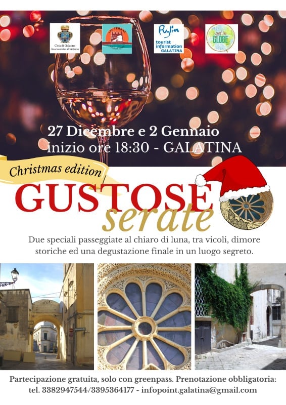 Due speciali "Gustose Serate" a Galatina Due speciali "Gustose Serate" a Galatina