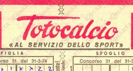 Al via il nuovo Totocalcio Al via il nuovo Totocalcio