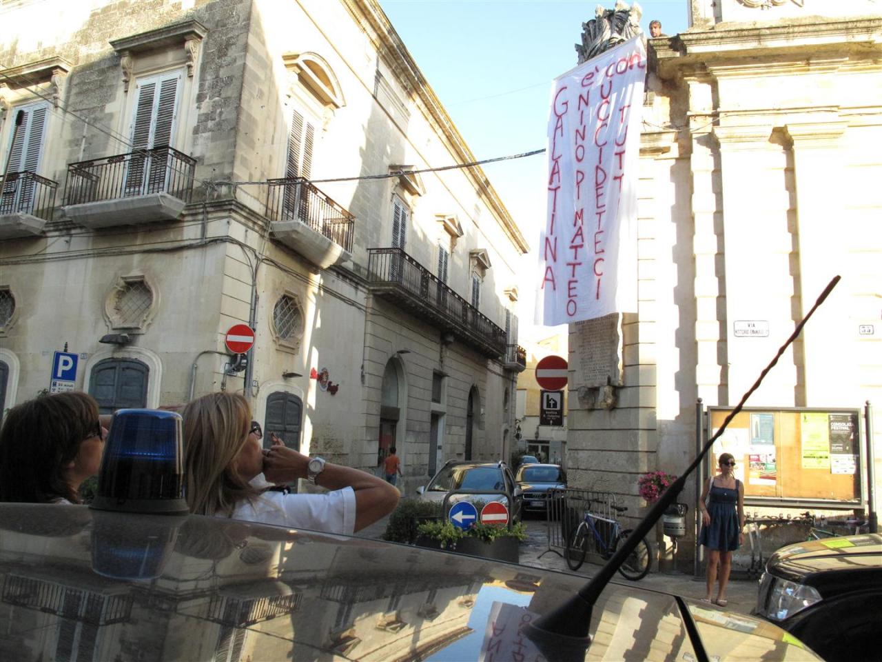 &quot;Quattro giorni a Palermo per stringere la mano a Nino Di Matteo e ricordargli che Galatina è con lui&quot;