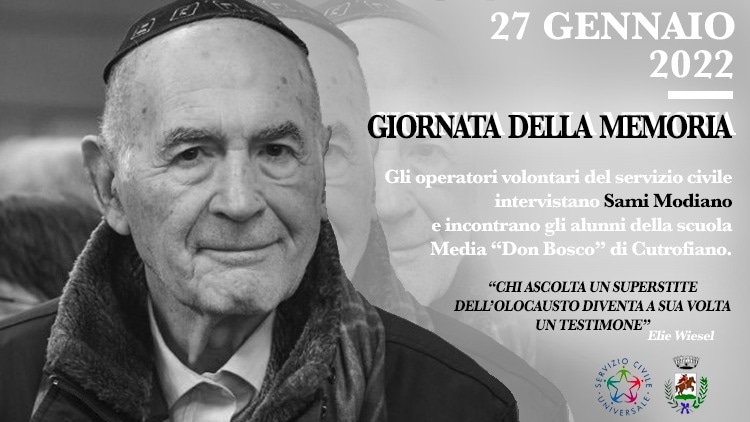 Giornata della Memoria. Intervista a Sami Modiano Giornata della Memoria. Intervista a Sami Modiano