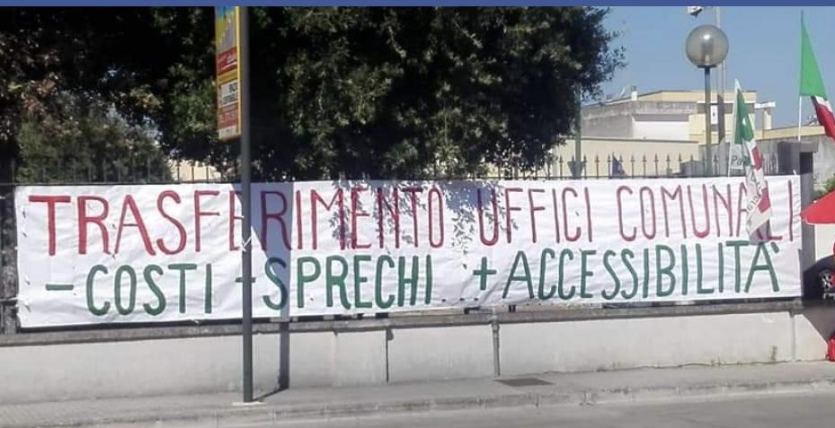 Trasferimento Uffici Comunali: "Tutto cominciò con l'Amministrazione Montagna" Trasferimento Uffici Comunali: "Tutto cominciò con l'Amministrazione Montagna"
