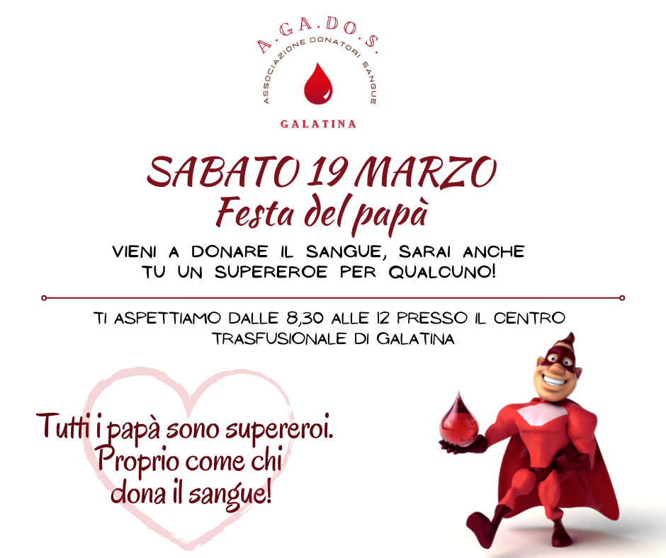 Donare il sangue con A.Ga.Do.S. Donare il sangue con A.Ga.Do.S.