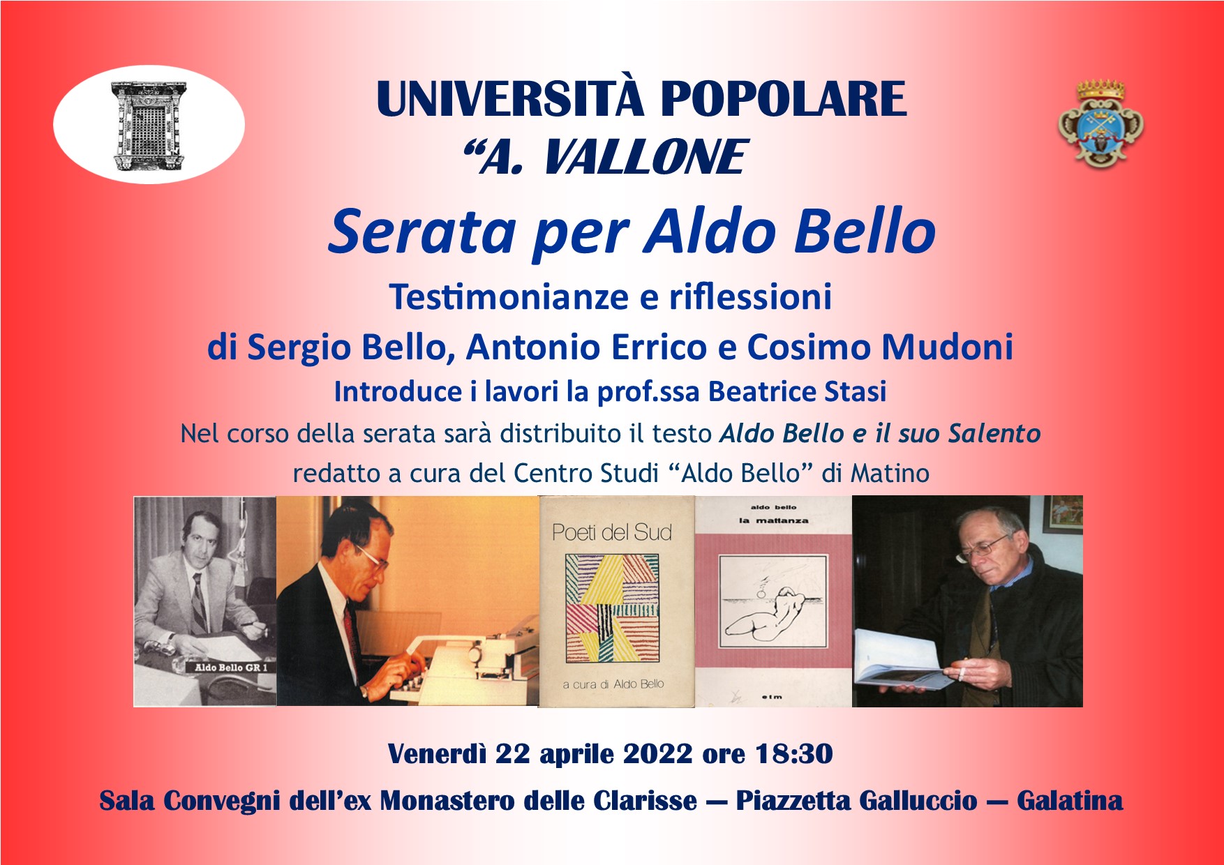 “Serata per Aldo Bello&quot;