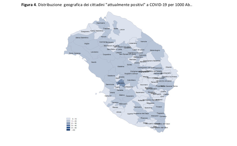 COVID-19. Continua il drastico calo del numero dei galatinesi positivi (283)