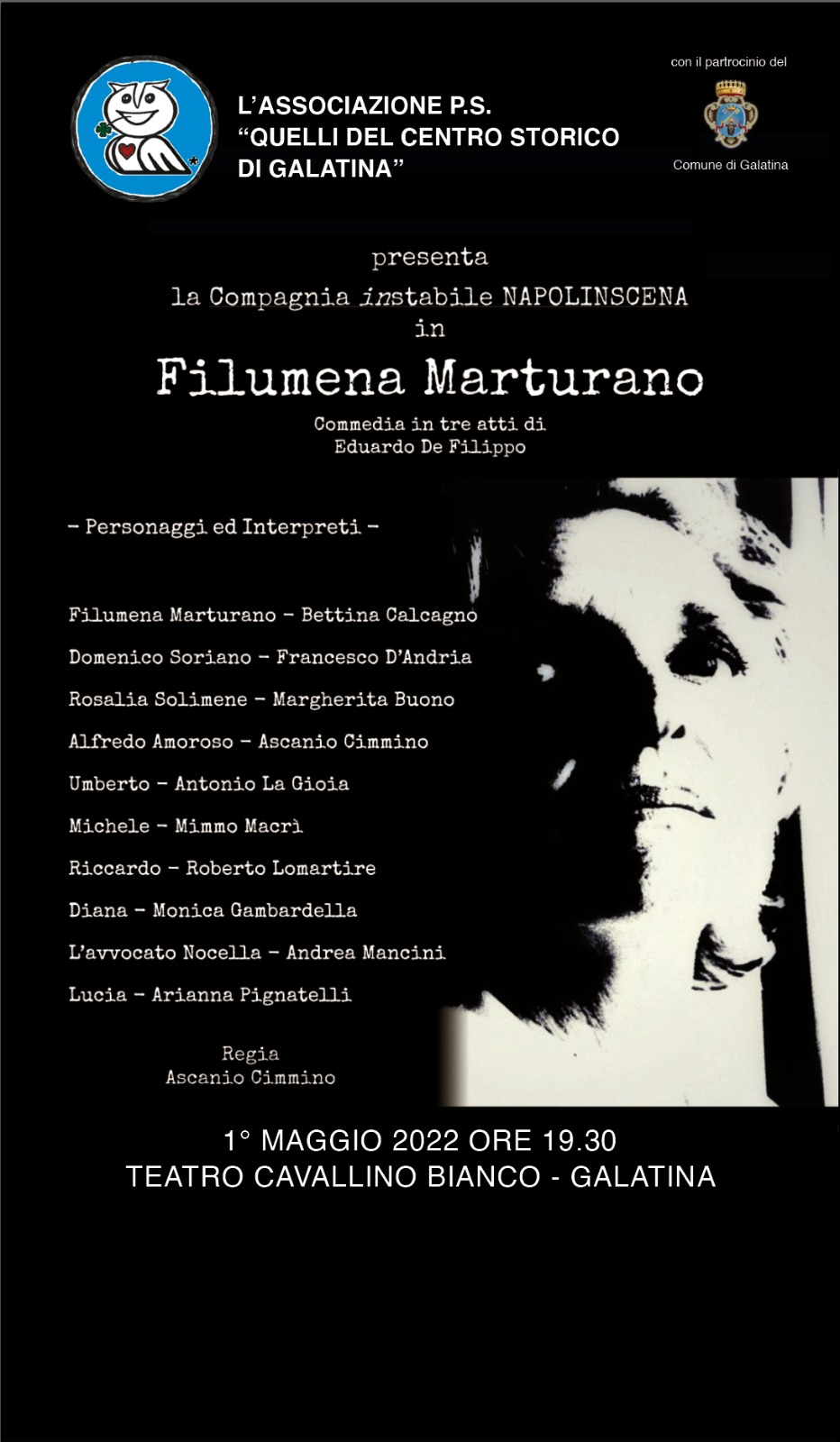 &quot;Filumena Marturano&quot; al Cavallino Bianco