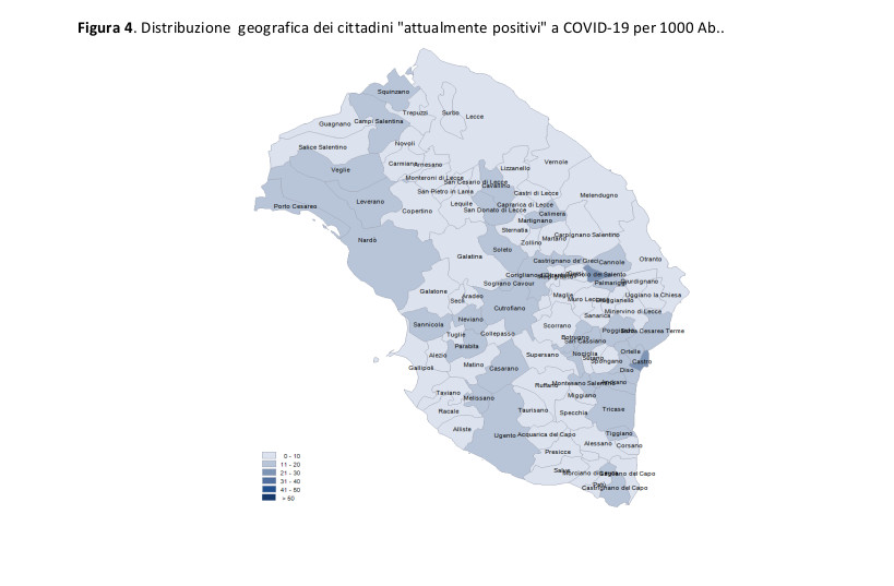 COVID-19. Continua il calo dei galatinesi ancora positivi