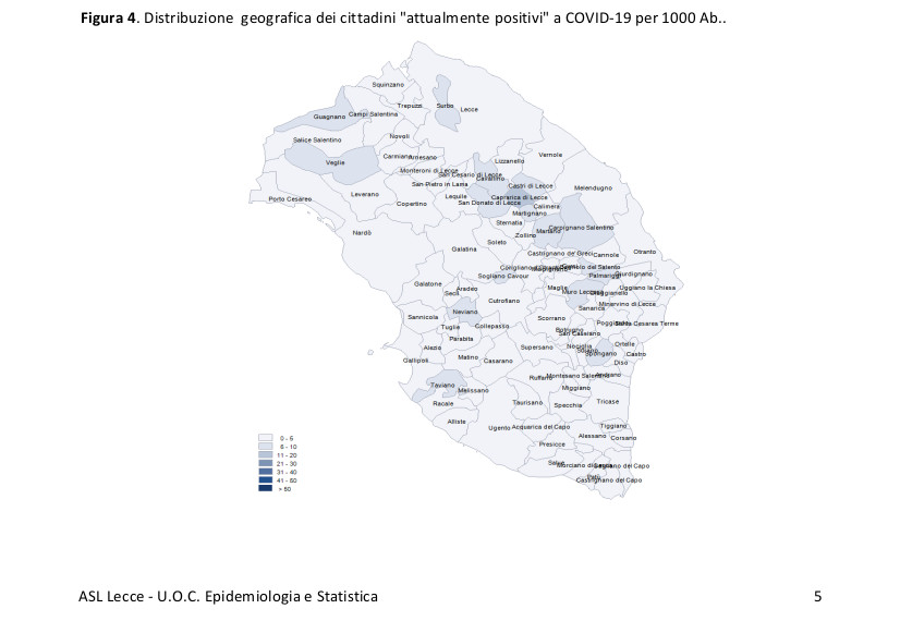COVID-19. Rapida discesa del numero dei galatinesi ancora positivi (71)