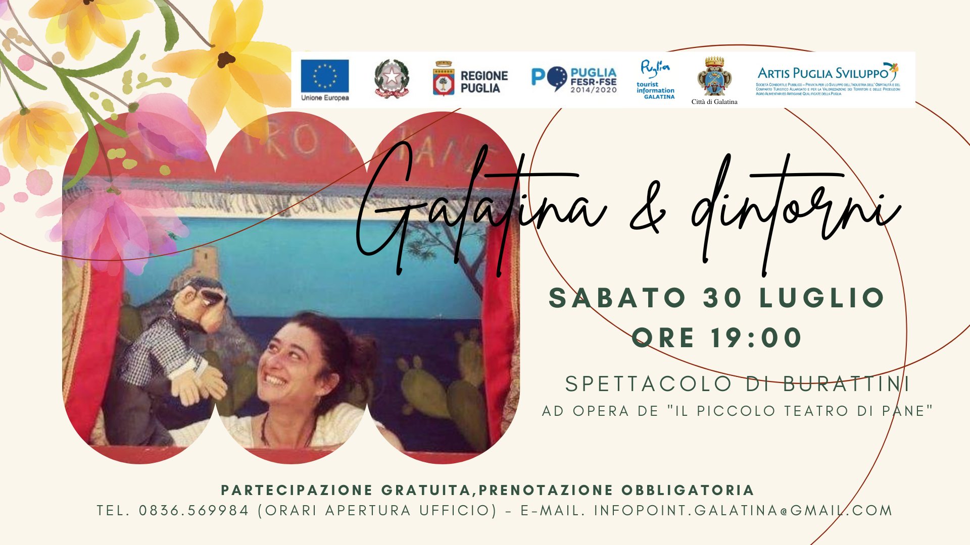 A Galatina i burattini della Compagnia de "Il piccolo teatro di pane" A Galatina i burattini della Compagnia de "Il piccolo teatro di pane"