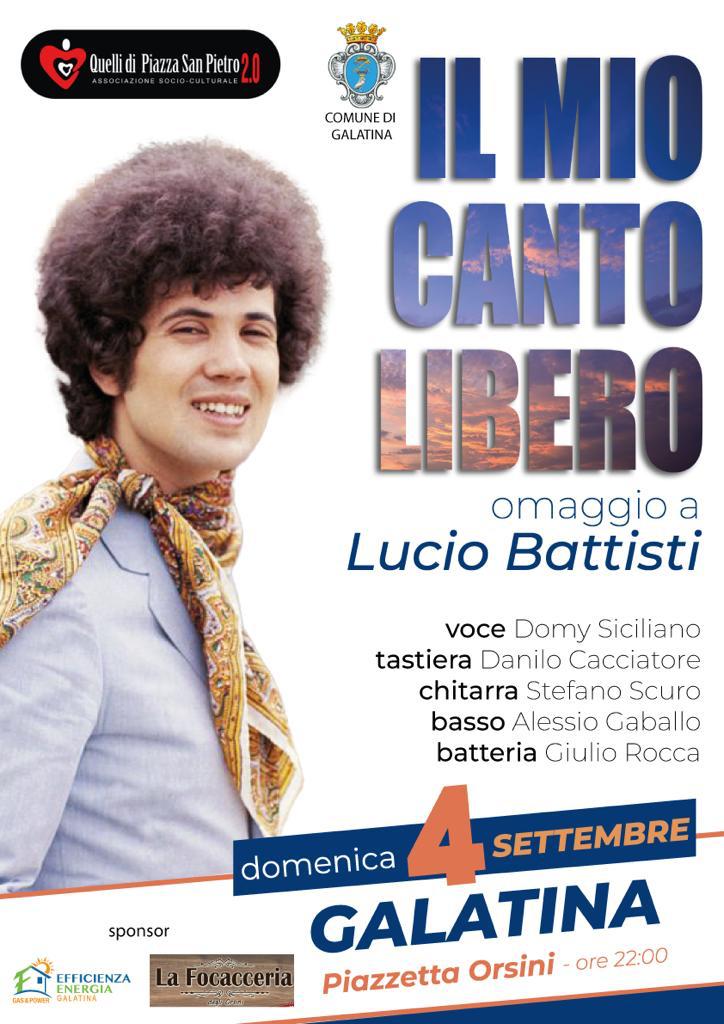 Appuntamento con una splendida cover di Lucio Battisti a 24 anni dalla scomparsa Appuntamento con una splendida cover di Lucio Battisti a 24 anni dalla scomparsa