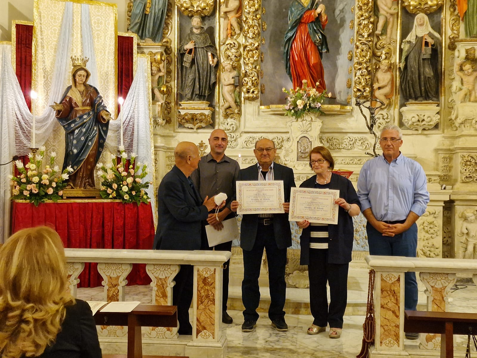 Da 50 anni nell'Arciconfraternita dell'Addolorata di Galatina