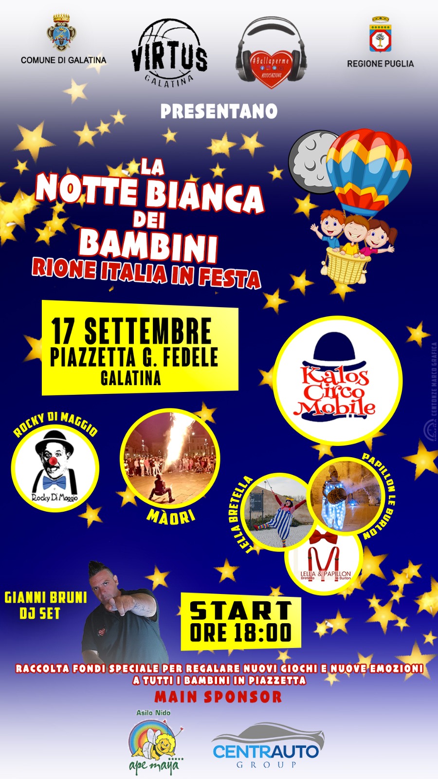 “La notte bianca dei Bambini - Rione Italia in festa” “La notte bianca dei Bambini - Rione Italia in festa”