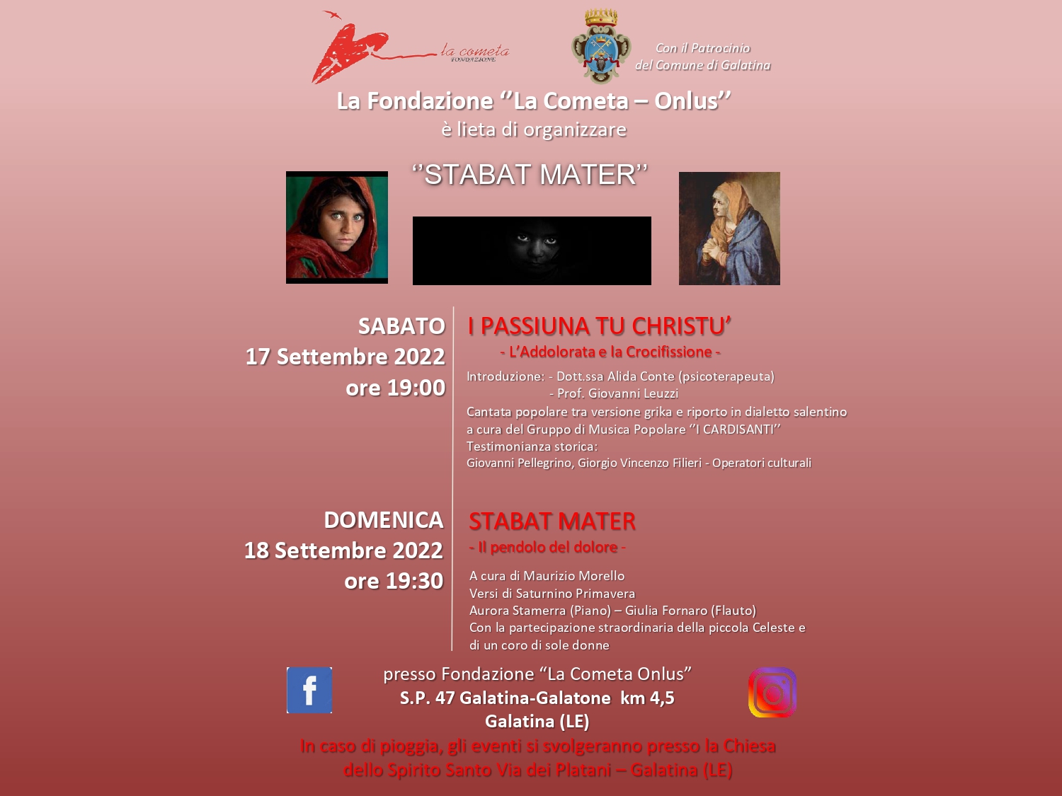 “Stabat Mater: il dolore della Donna” “Stabat Mater: il dolore della Donna”