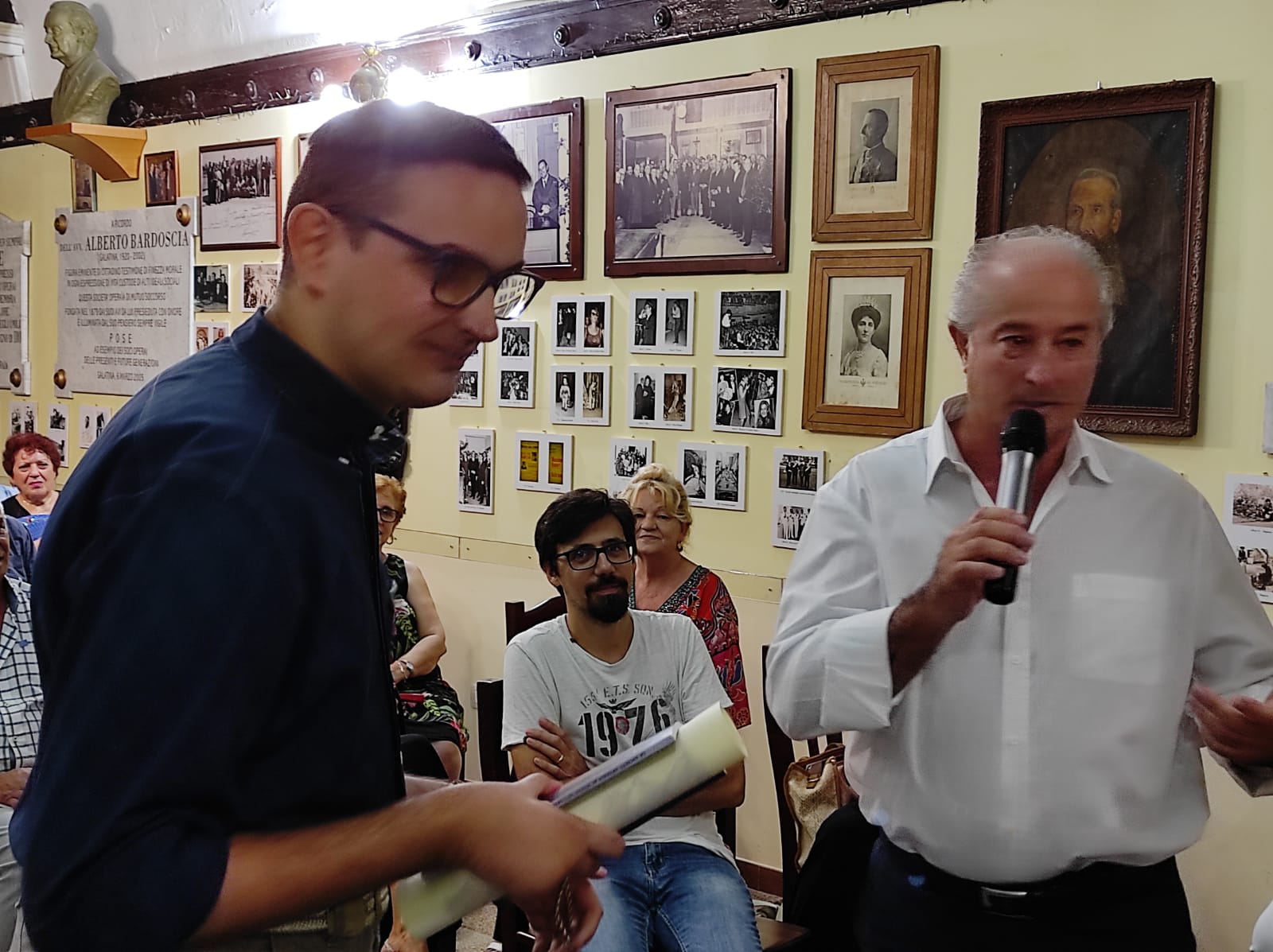 I sei nuovi soci della Società Operaia di Galatina