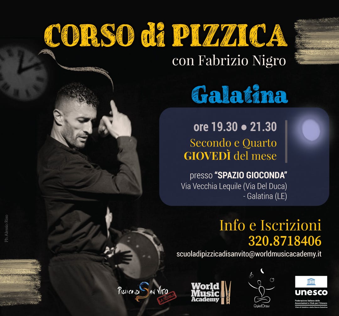 Il battito, il ritmo, il passo... riprende la scuola di pizzica a Galatina Il battito, il ritmo, il passo... riprende la scuola di pizzica a Galatina