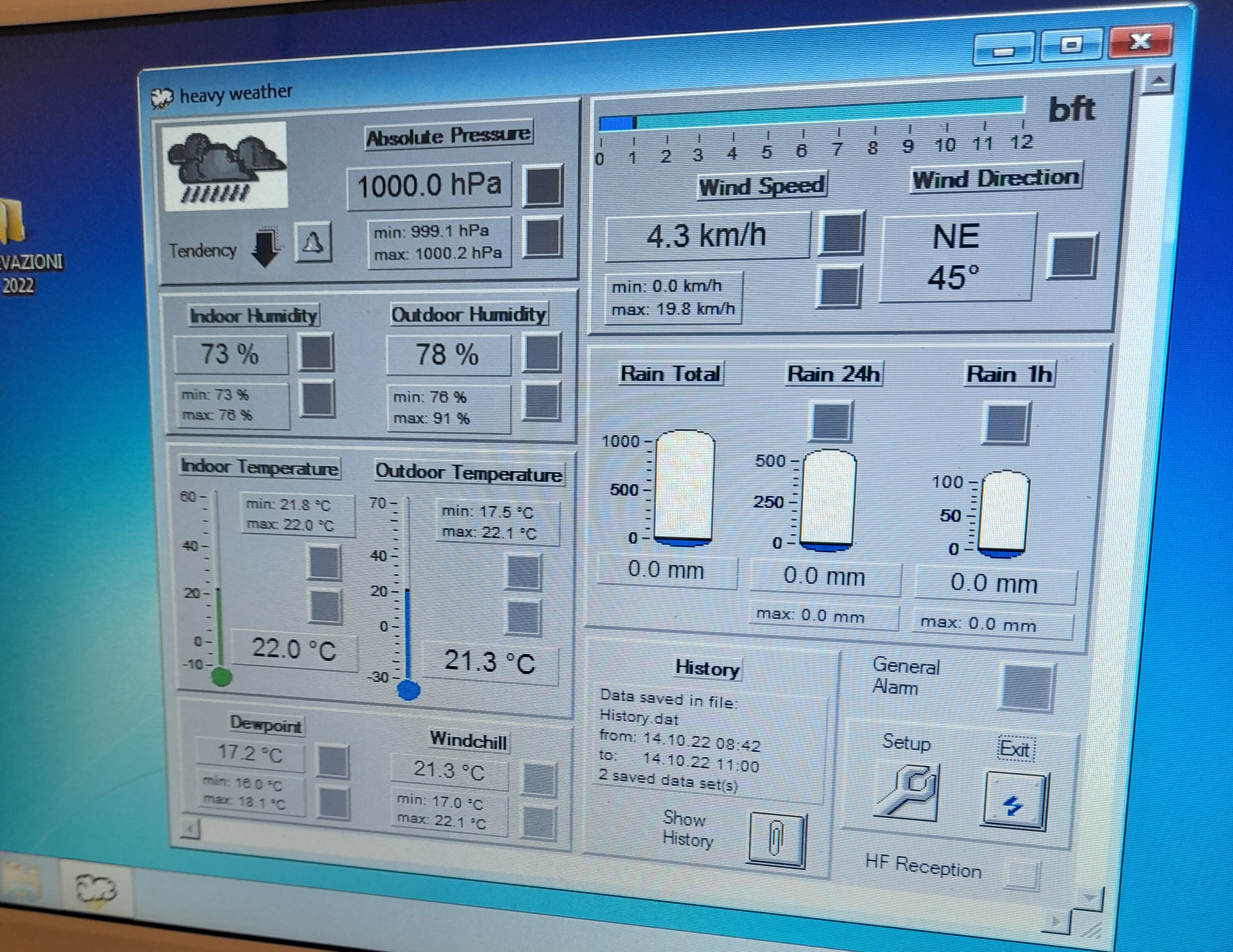 Installata a Galatina una stazione meteo