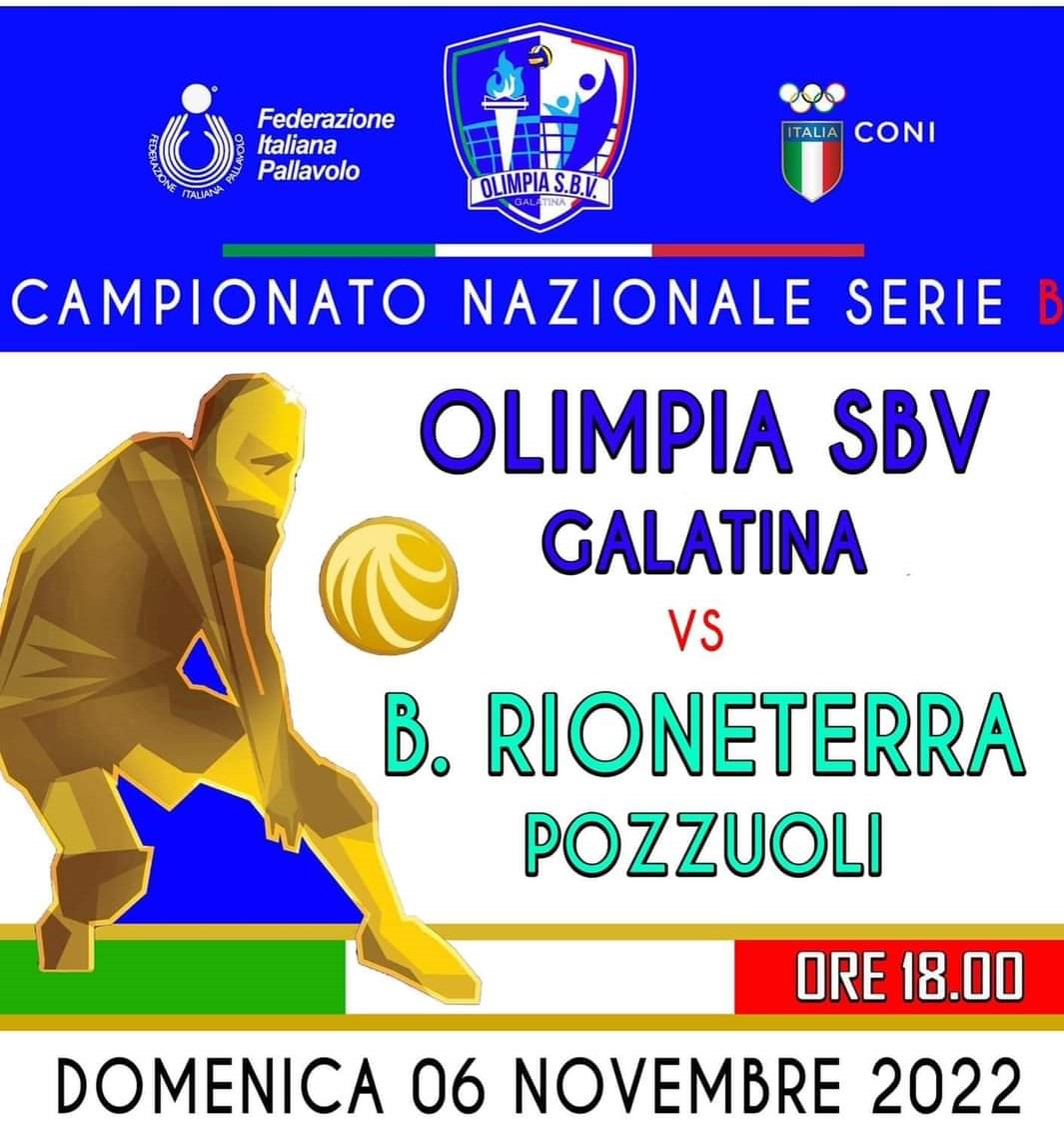 L'Olimpia Sbv Galatina chiamata in casa ad una prova di maturità contro il Rione Terra Pozzuoli L'Olimpia Sbv Galatina chiamata in casa ad una prova di maturità contro il Rione Terra Pozzuoli