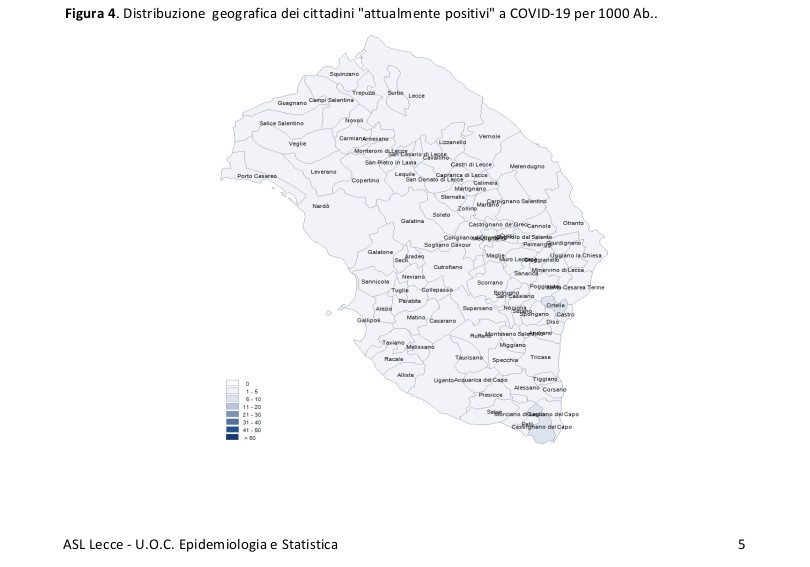 COVID-19. Sono 47 i galatinesi ufficialmente positivi