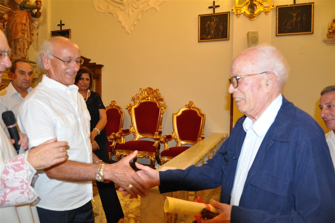 Arciconfraternita dell'Addolorata, una pergamena agli iscritti da 50 e 60 anni