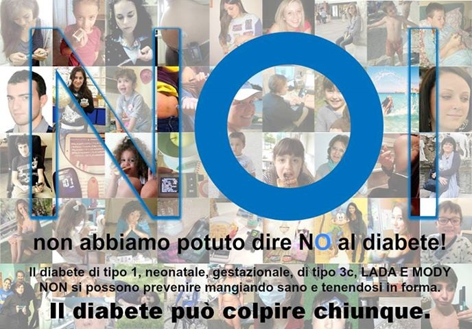 “Io al diabete NON gliela do vinta” “Io al diabete NON gliela do vinta”