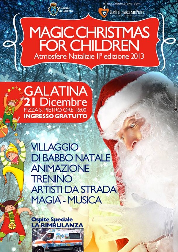 Torna a Galatina Magic Christmas for children Torna a Galatina Magic Christmas for children