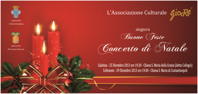 Il grande concerto di Natale dell'associazione Giorè Il grande concerto di Natale dell'associazione Giorè