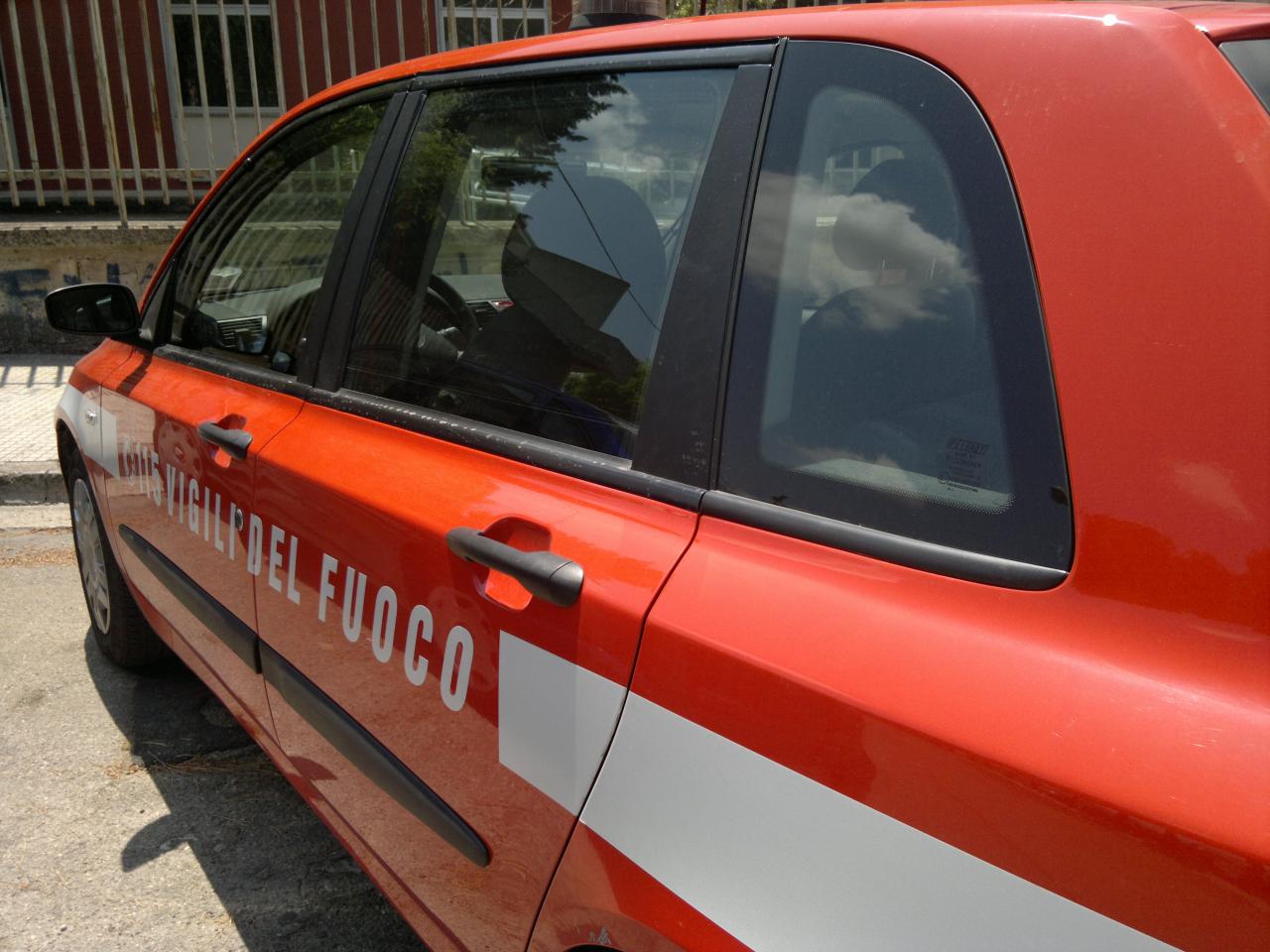 Fuoco nella casa di campagna di un pensionato di Noha Fuoco nella casa di campagna di un pensionato di Noha