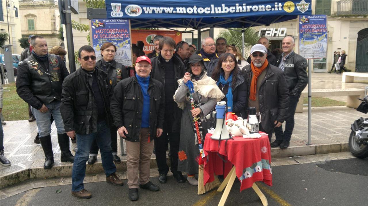  A Galatina la Motobefana di solidarietà