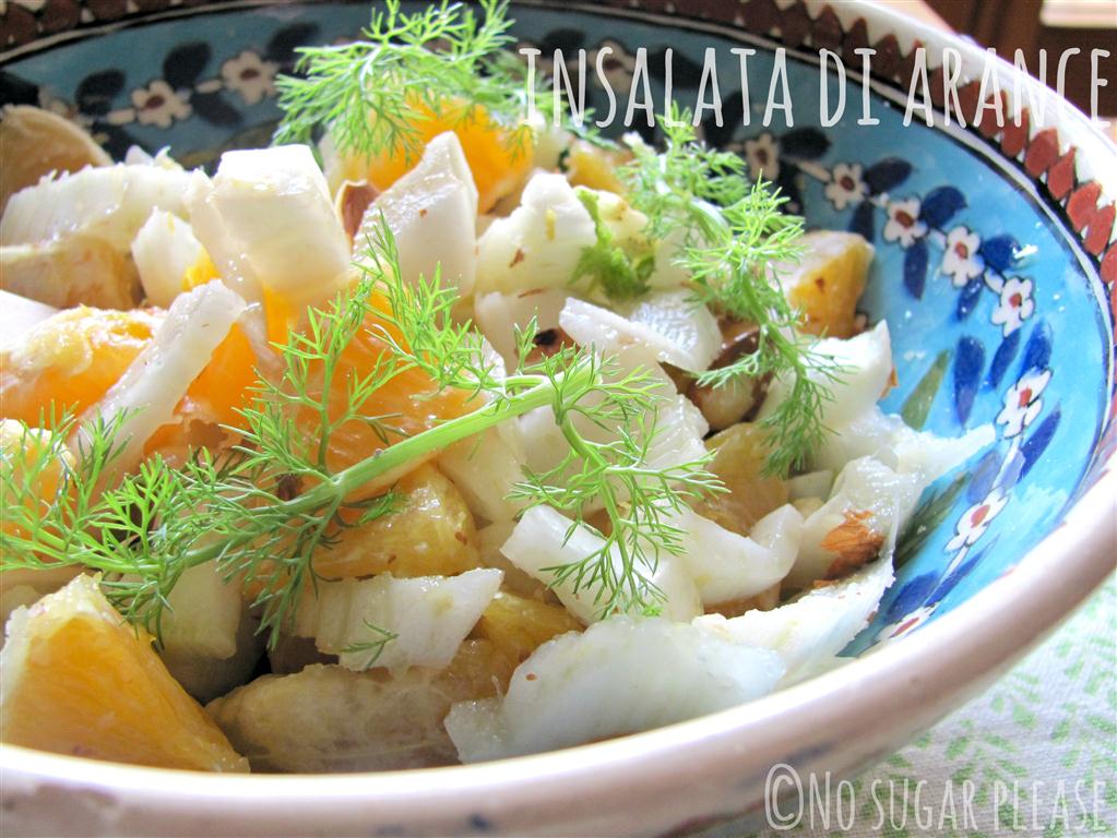 Insalata alle arance con miele di melata 