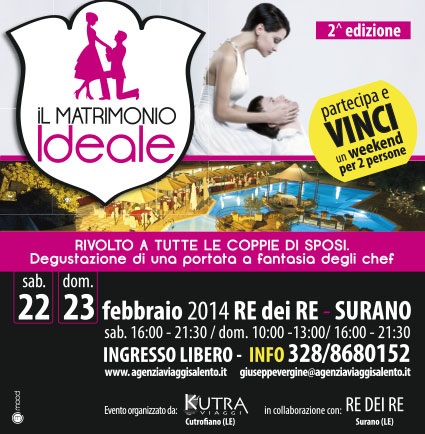 'Il matrimonio ideale'? A Surano 'Il matrimonio ideale'? A Surano