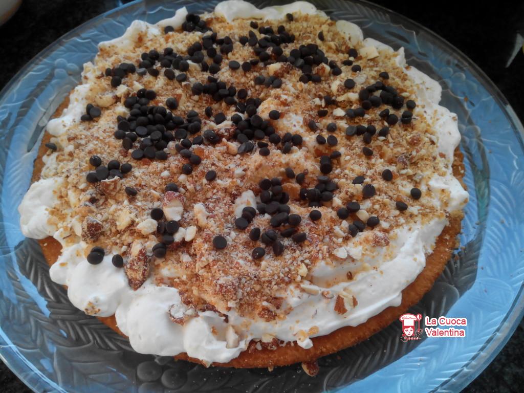 Torta al croccantino e cioccolato