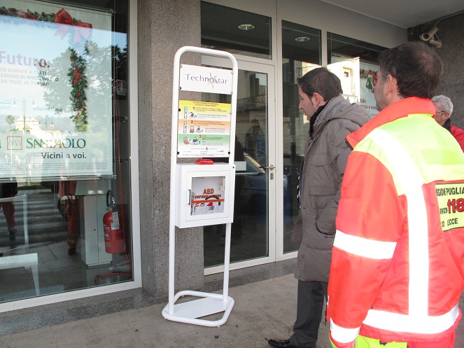 Il defibrillatore di piazza Alighieri è in manutenzione