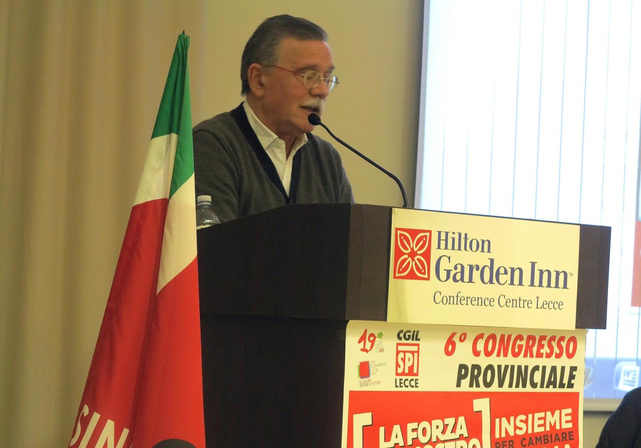 Ninì De Prezzo confermato segretario provinciale dei pensionati Cgil Ninì De Prezzo confermato segretario provinciale dei pensionati Cgil