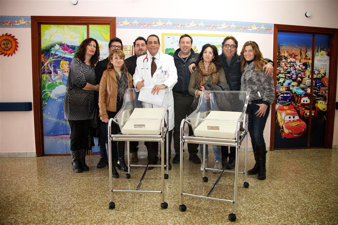 Consegnate al reparto Pediatria di Galatina le cullette per neonati