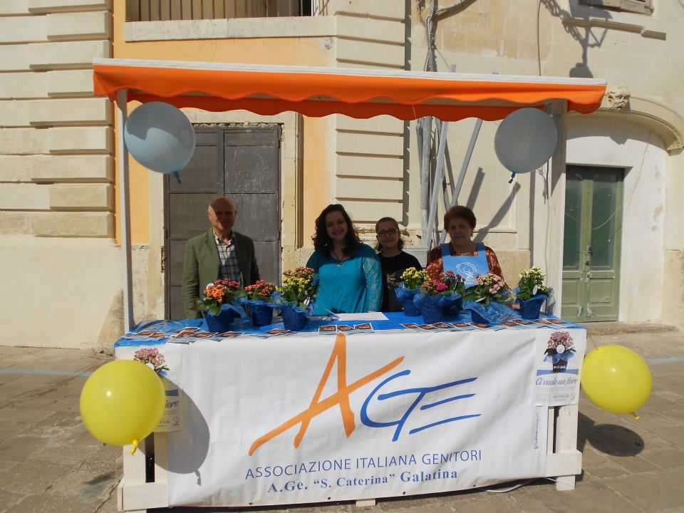 L'Associazione Genitori con Telefono Azzurro oggi in Piazzetta Orsini