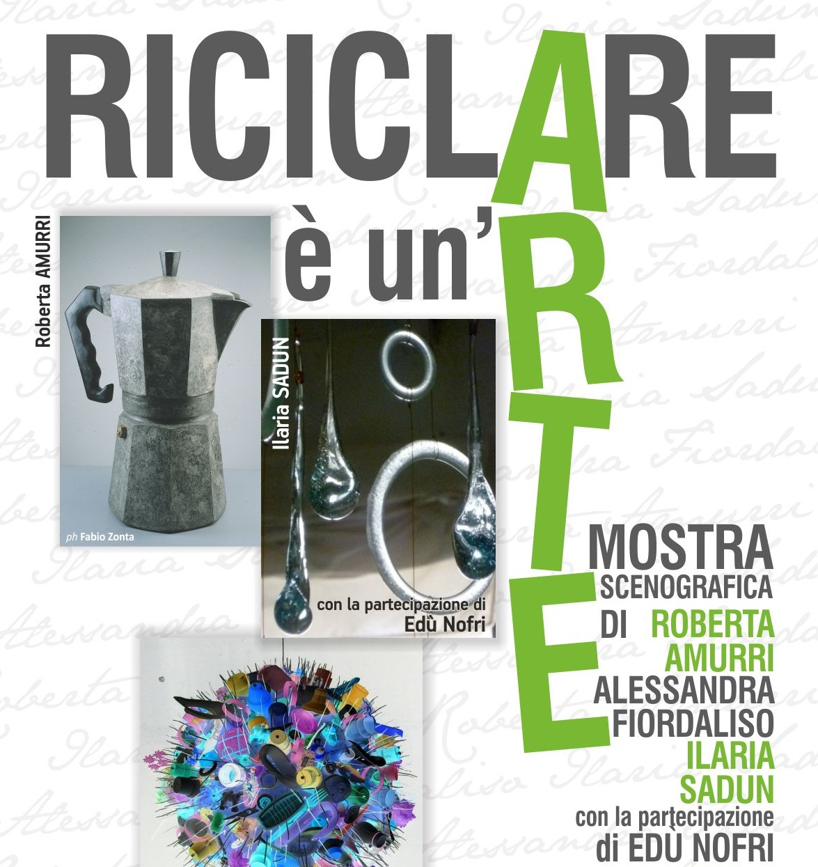 Rispetto ambientale e riciclo creativo, una mostra al Castello Angioino Rispetto ambientale e riciclo creativo, una mostra al Castello Angioino