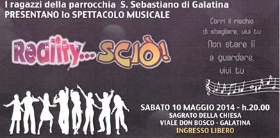 "Reality Sciò", il nuovo musical dei ragazzi di San Sebastiano "Reality Sciò", il nuovo musical dei ragazzi di San Sebastiano