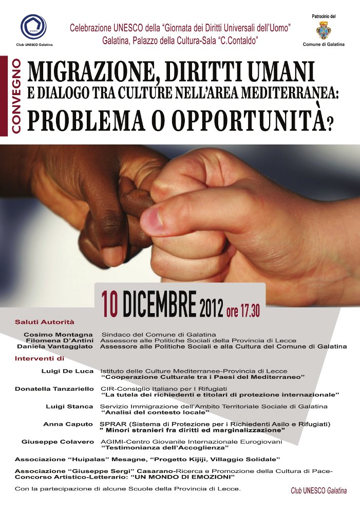 Il dialogo fra le culture del Mediterraneo Il dialogo fra le culture del Mediterraneo