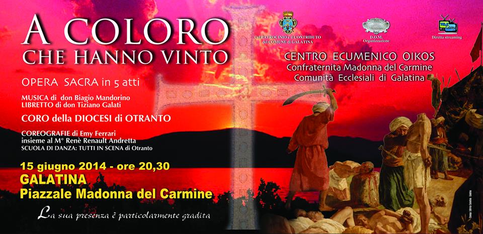 'A coloro che hanno vinto'