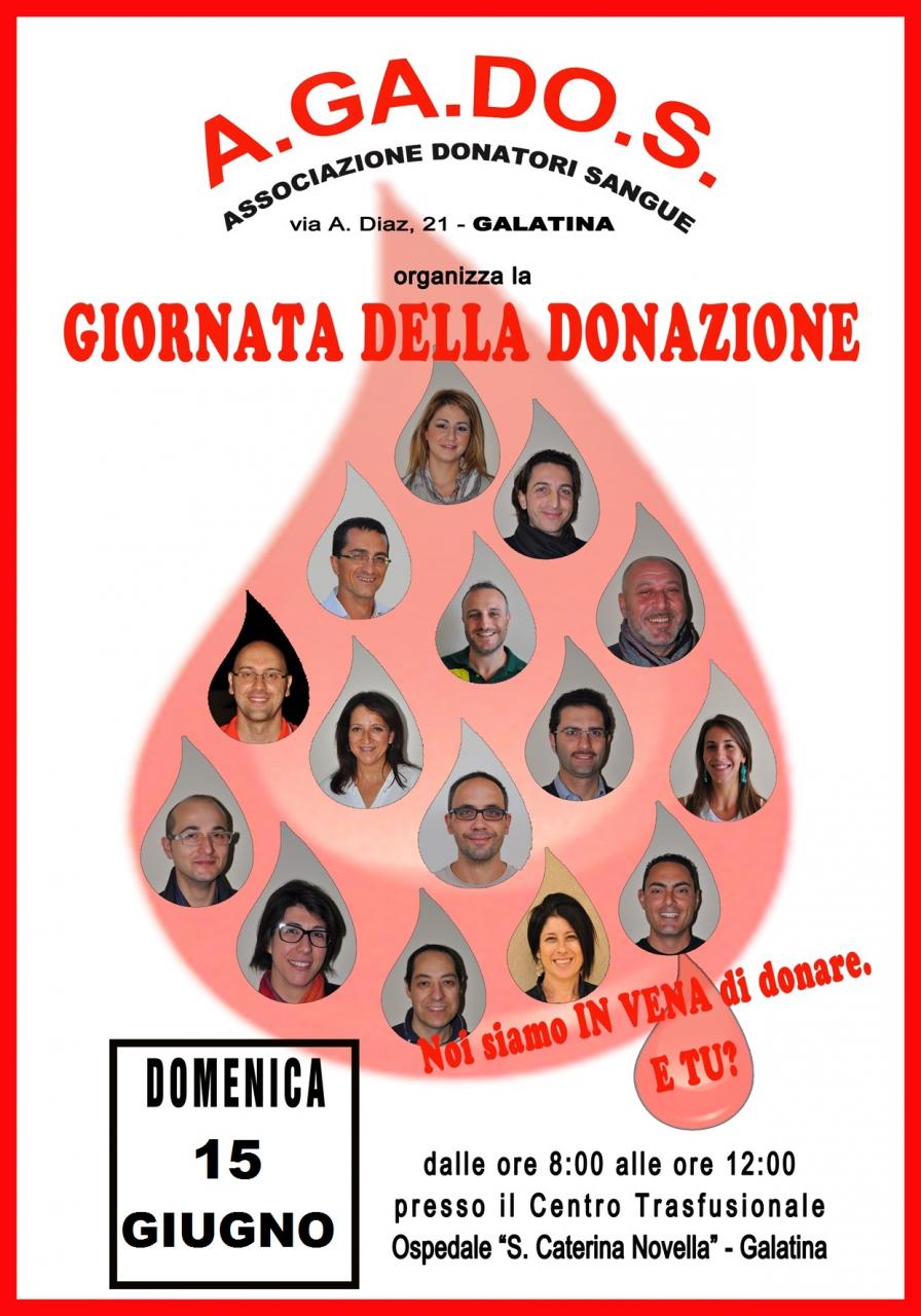 &quot;Domenica tutti a donare il sangue!&quot;