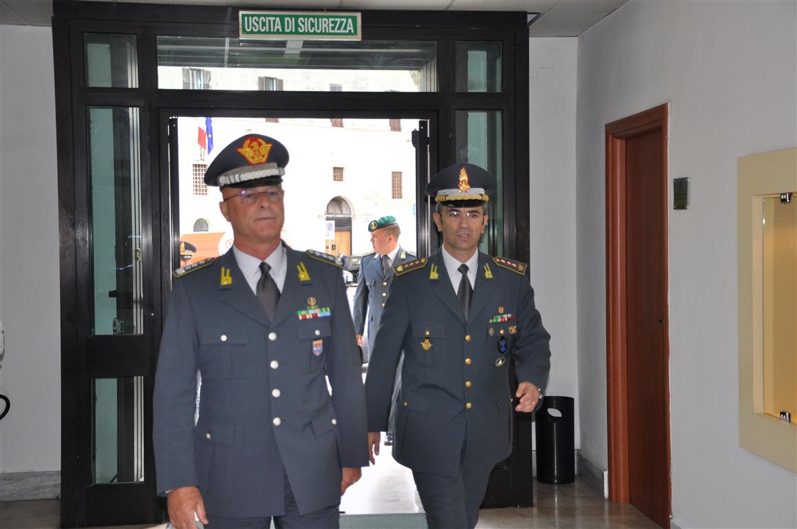 Il generale Minervini in visita a Lecce Il generale Minervini in visita a Lecce