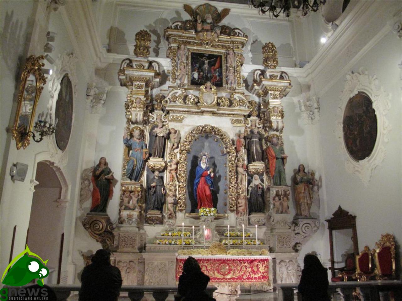 Ruba nella Chiesa dell'Addolorata a Galatina, arrestato