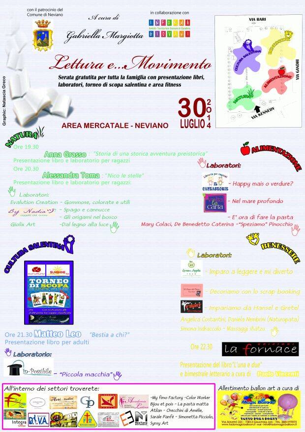 “Lettura e … Movimento” nella giornata mondiale dell'Amicizia