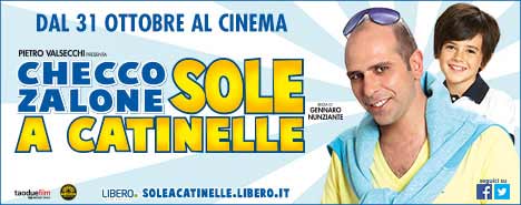 'Sole a Catinelle' di Checco Zalone da oggi anche al Cinema Tartaro di Galatina