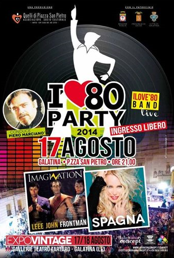 'I love '80 party' il 17 a Galatina 'I love '80 party' il 17 a Galatina