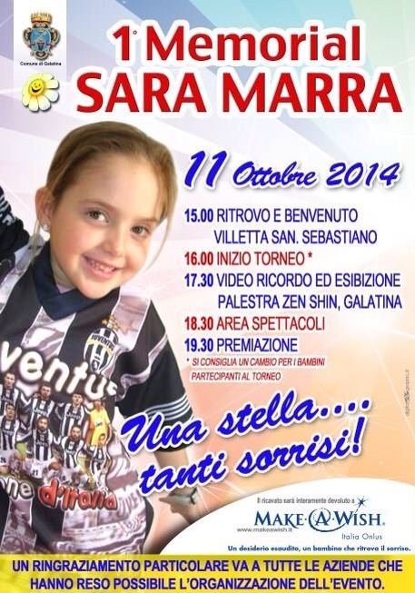 Oggi a 'San Sebastiano' il Memorial Sara Marra Oggi a 'San Sebastiano' il Memorial Sara Marra