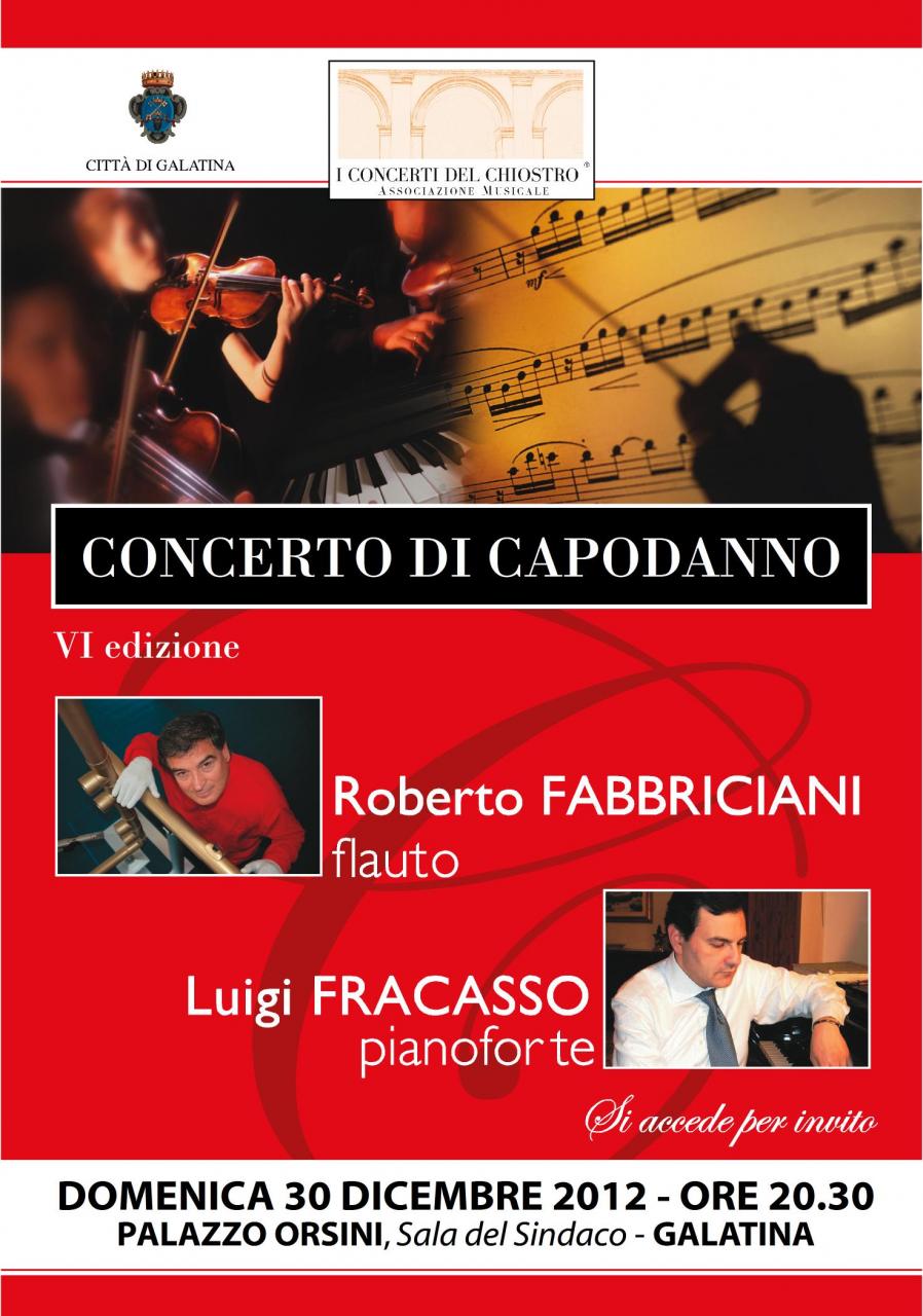 Il concerto di Capodanno si terrà nella sala del Sindaco Il concerto di Capodanno si terrà nella sala del Sindaco