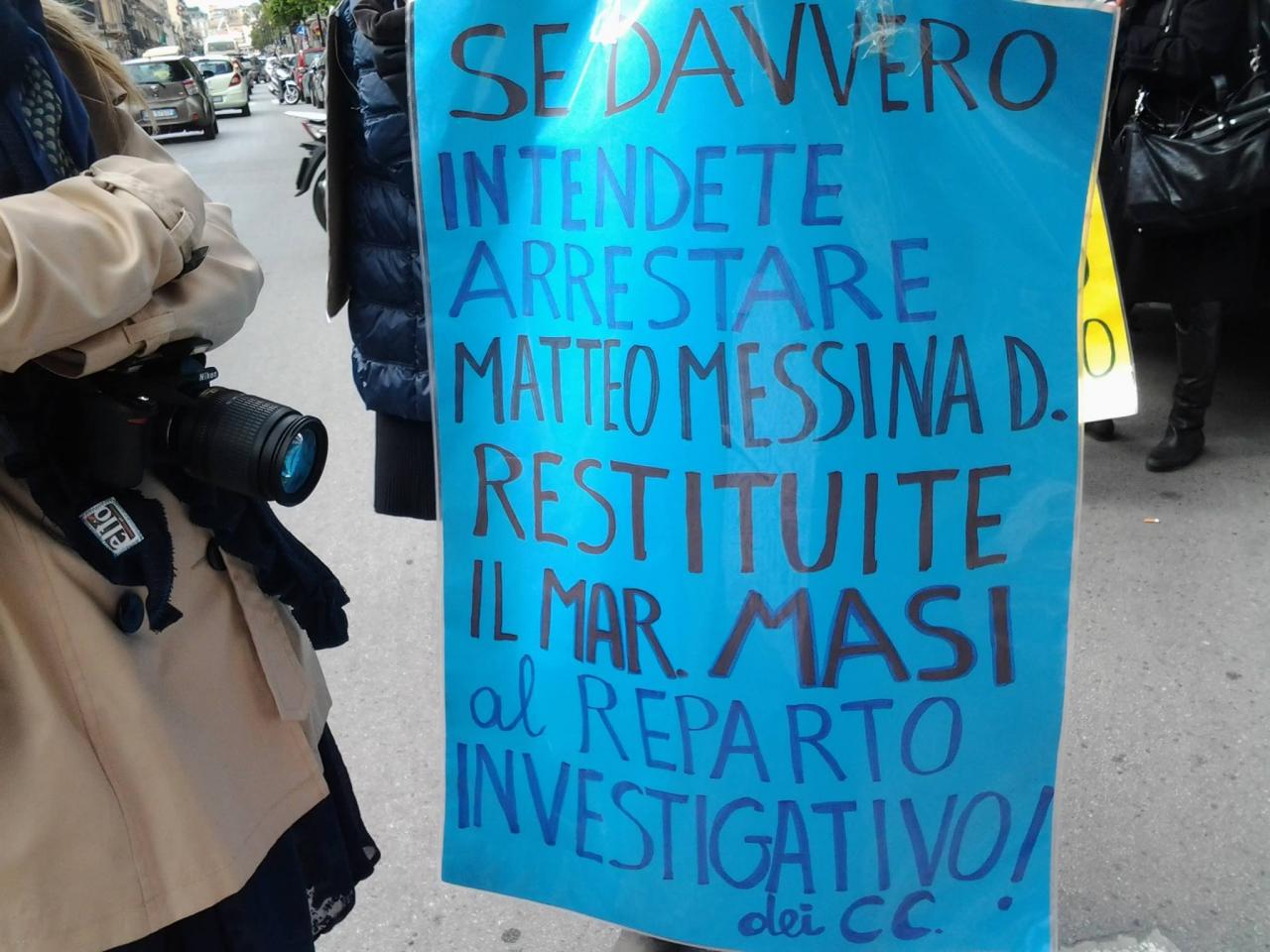 Maresciallo Masi, consegnate le firme sulla petizione