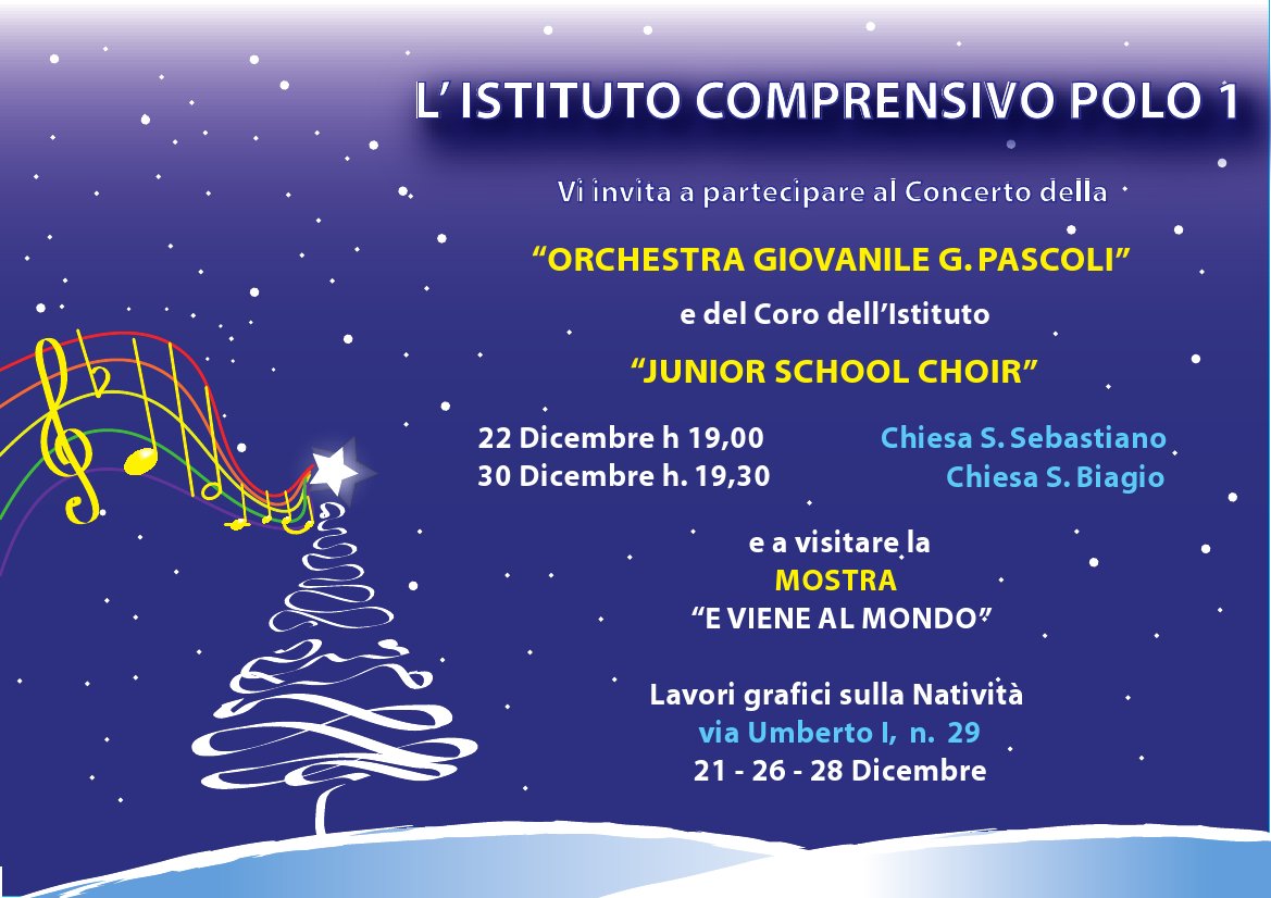 Le iniziative per il Natale del Polo 1 di Galatina Le iniziative per il Natale del Polo 1 di Galatina