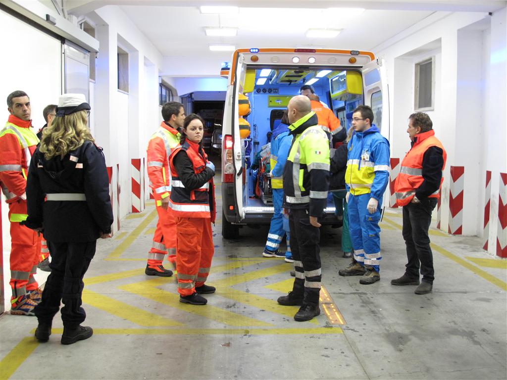 Ricoverata a Galatina l'anziana che ha perso il marito sul traghetto in fiamme