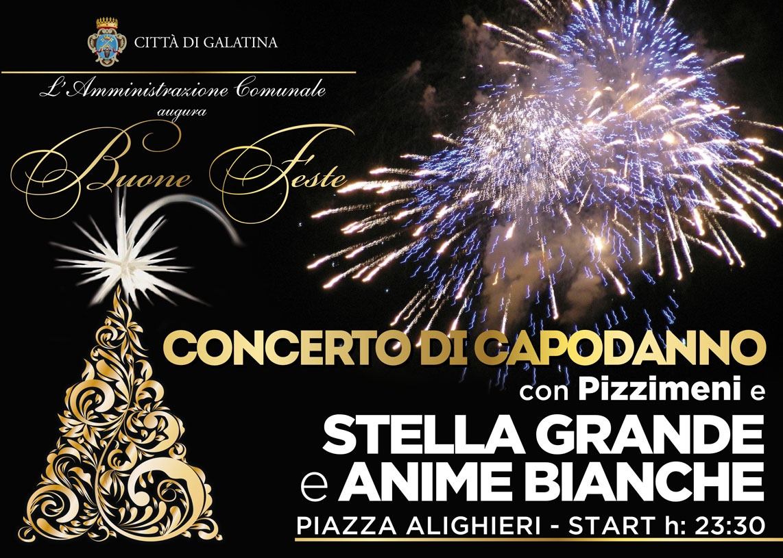 Stella Grande e le Anime Bianche in piazza San Pietro per il Capodanno Stella Grande e le Anime Bianche in piazza San Pietro per il Capodanno